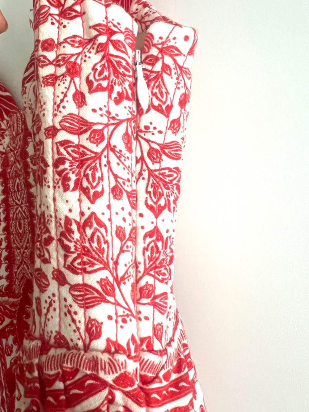 FARM Rio Red River Ride LENZING™ ECOVERO™ Euroflax™ Midi Dress Size Medium - Picture 9 of 13